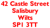 42 Castle Street, Salisbury, Wilts, SP1 3TT